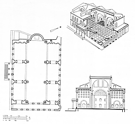 La basilica di Massenzio a Roma (IV secolo)